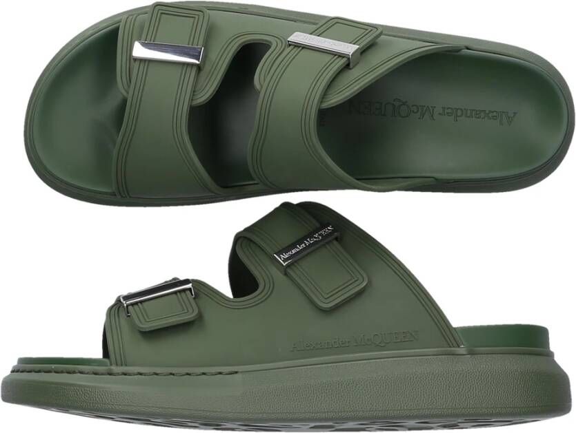 alexander mcqueen Sliders Groen Heren