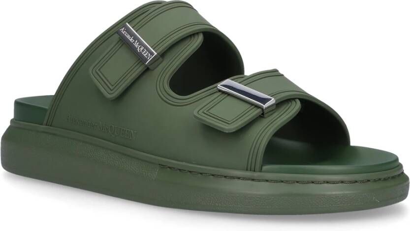 alexander mcqueen Sliders Groen Heren