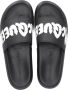 Alexander mcqueen Zwarte Graffiti-Logo Slip-On Slides voor Heren Black Heren - Thumbnail 15