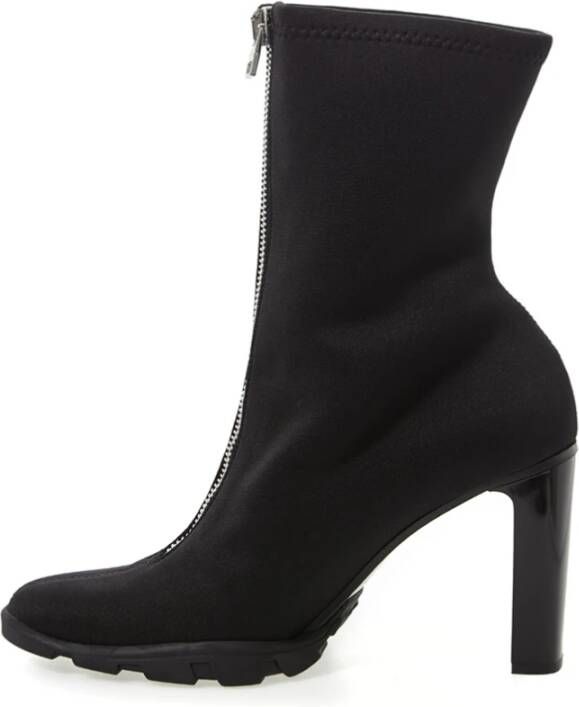 alexander mcqueen Slim Tread Enkellaarzen Black Dames