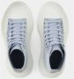 Alexander mcqueen Chunky Sole High-Top Sneakers Zwart Wit Leer Blauw Dames - Thumbnail 4