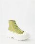 Alexander mcqueen Olijfgroene Canvas Tread Slick Sneakers Green Dames - Thumbnail 2