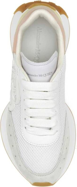 alexander mcqueen Multicolor Leren en Mesh Sprint Runner Sneakers Meerkleurig Dames