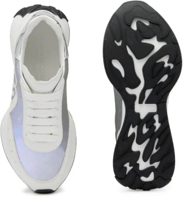 alexander mcqueen Sneakers met gradient effect en panelen White Dames