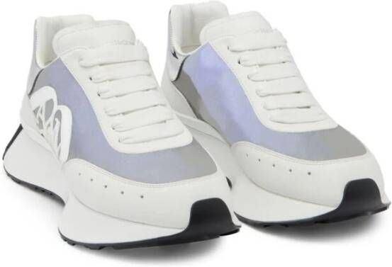 alexander mcqueen Sneakers met gradient effect en panelen White Dames