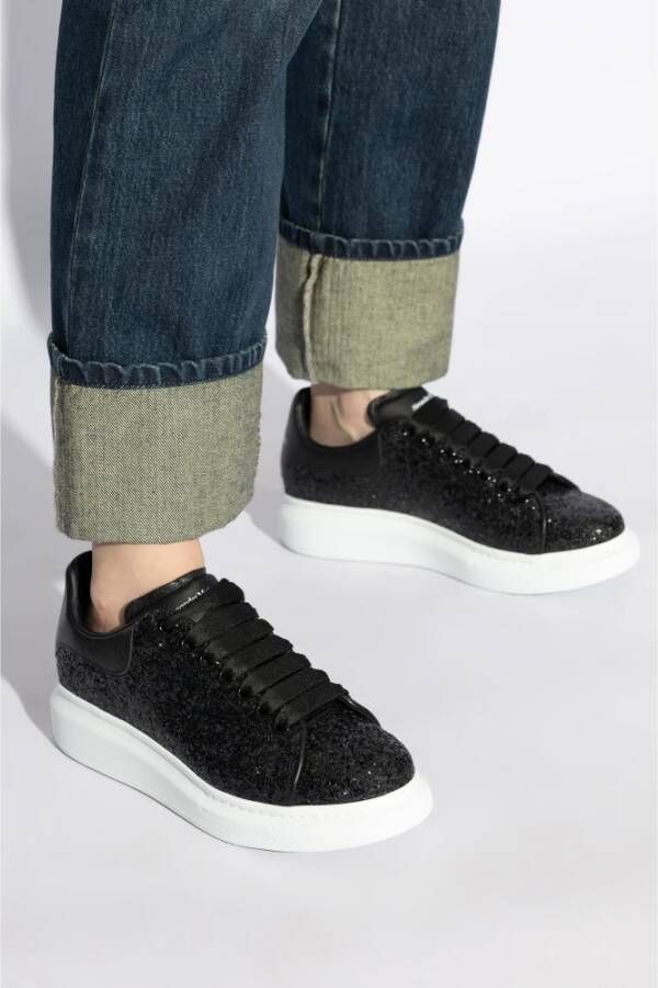 alexander mcqueen Sneakers met logo Black Dames