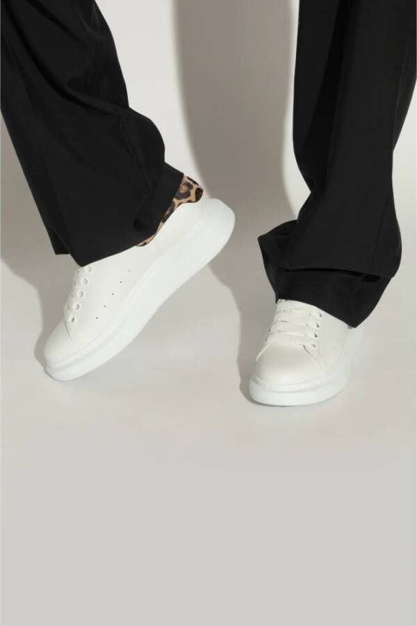 alexander mcqueen Sneakers met logo White Dames