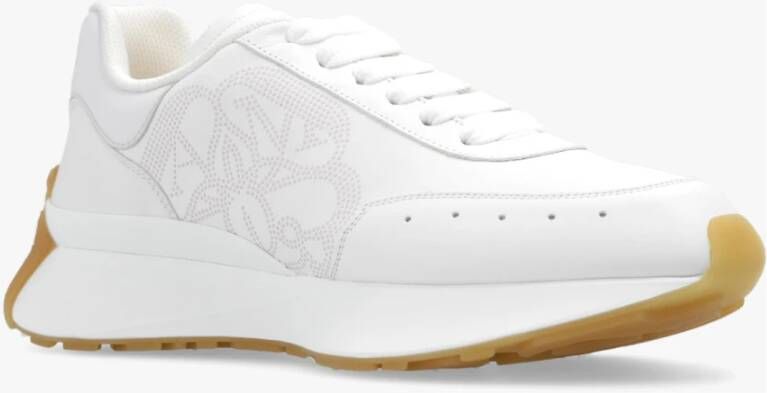 alexander mcqueen Sneakers met logo Wit Dames