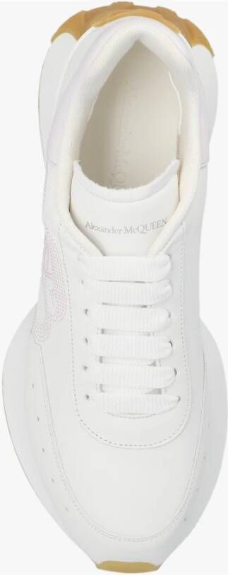 alexander mcqueen Sneakers met logo Wit Dames