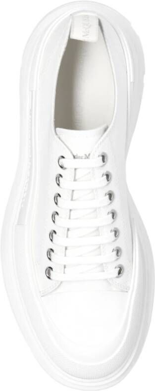 alexander mcqueen Sneakers met logo Wit Heren