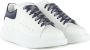 Alexander mcqueen Wit Marineblauw Leren Sneakers White Dames - Thumbnail 3