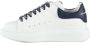 Alexander mcqueen Wit Marineblauw Leren Sneakers White Dames - Thumbnail 5