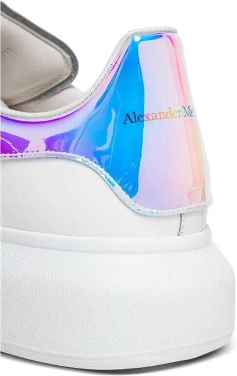 Alexander mcqueen Oversized Wit Holografisch Leren Sneakers Meerkleurig Dames - Foto 6