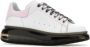 Alexander mcqueen Witte leren sneakers met roze hiel White Dames - Thumbnail 2