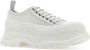 Alexander mcqueen Witte Raffia Tread Slick Sneakers White Dames - Thumbnail 2