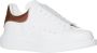 Alexander mcqueen Oversize Leren Sneakers met Rubberen Zool White Dames - Thumbnail 2