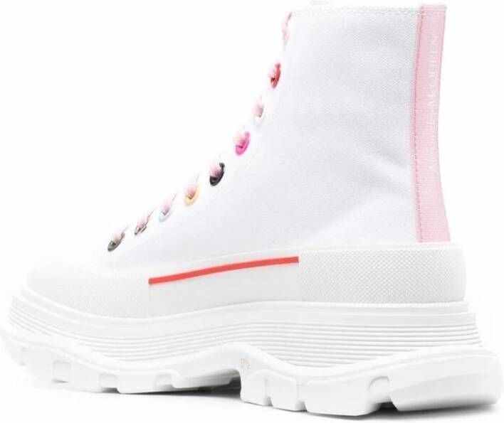 alexander mcqueen Witte Hi-Top Sneakers Wit Dames