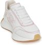 Alexander mcqueen Witte lage sneakers met rode geperforeerde details White Dames - Thumbnail 4