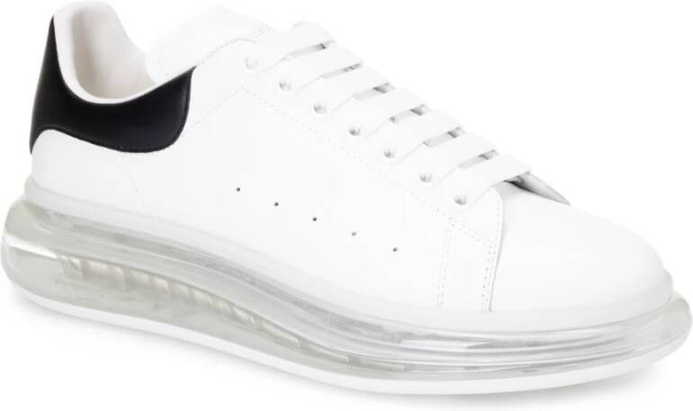 alexander mcqueen Witte Veterschoenen van Kalfsleer Wit Heren