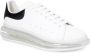 Alexander mcqueen Witte leren sneakers met zwarte hak Moderne stijl Wit - Thumbnail 3