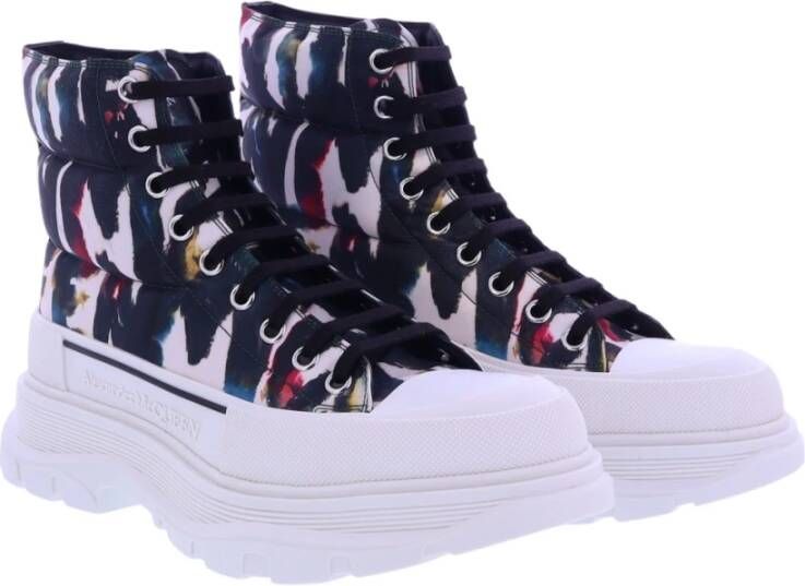 alexander mcqueen Plastic Sneakers voor Moderne Mannen Wit Heren