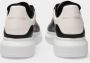 Alexander mcqueen Oversized Sneakers in Black Leather and white Heel Zwart Heren - Thumbnail 4