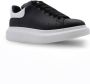 Alexander mcqueen Oversized Sneakers in Black Leather and white Heel Zwart Heren - Thumbnail 5