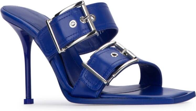 alexander mcqueen Stijlvolle Sandalen voor de Zomer Blue Dames