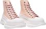 Alexander mcqueen Roze Leren Tread Slick Sneakers Roze Dames - Thumbnail 2