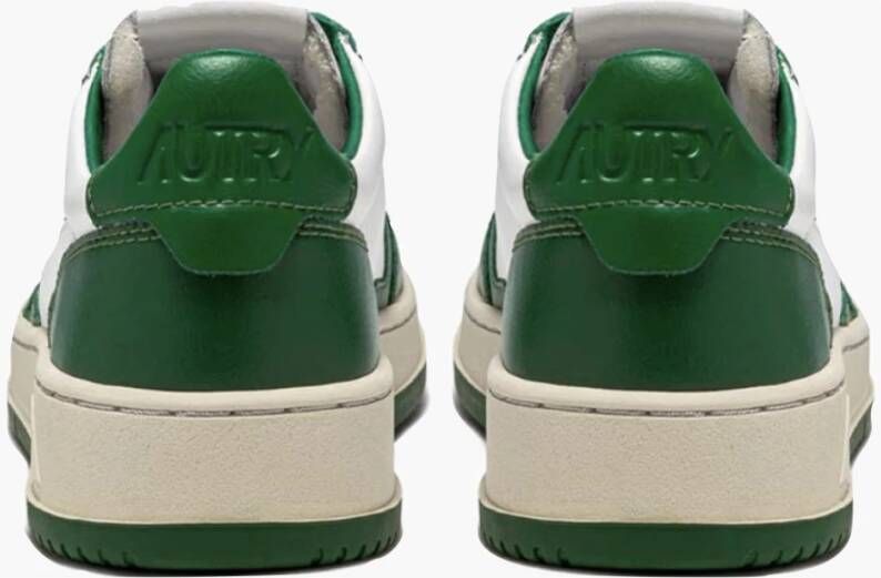 alexander mcqueen Vintage Groen Wit Leren Sneaker White Heren