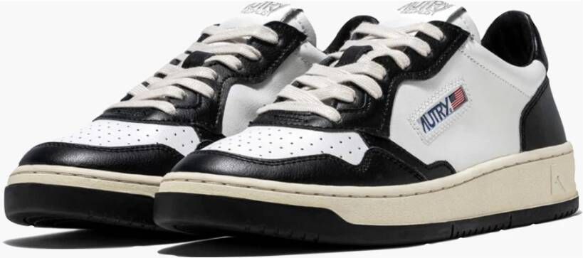 alexander mcqueen Vintage Leren Sneaker Zwart Wit Black Heren