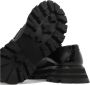 Alexander mcqueen Zwarte glanzende leren loafers met tankzool Black Dames - Thumbnail 12