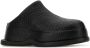 Alexander mcqueen Wave Zwarte Leren Platform Slippers Black Dames - Thumbnail 2