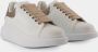 Alexander mcqueen Wit Beige Leren Oversized Sneakers White Dames - Thumbnail 2