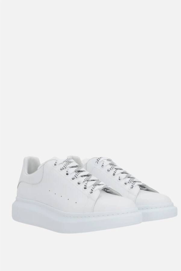 alexander mcqueen Witte lage sneakers met logo White Heren