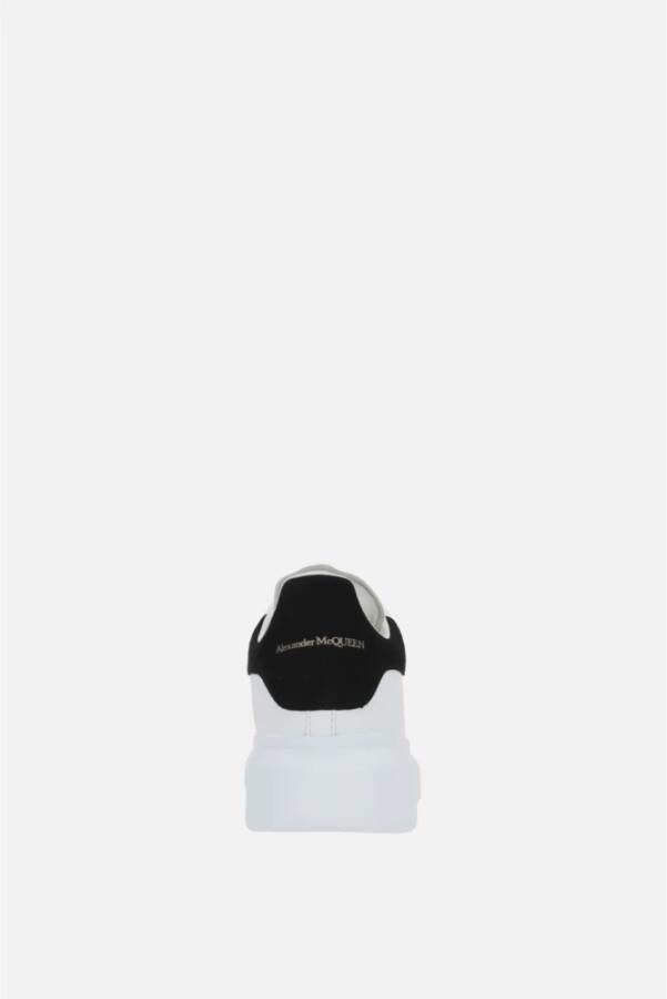 alexander mcqueen Witte lage sneakers met zwart suède White Dames