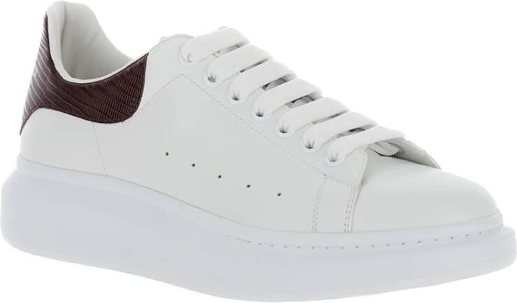 alexander mcqueen Witte lage top sneakers ronde neus White Heren