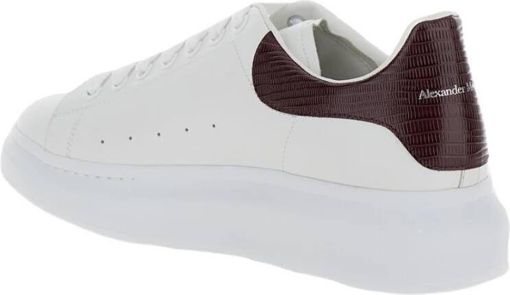 alexander mcqueen Witte lage top sneakers ronde neus White Heren