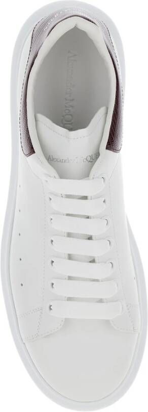 alexander mcqueen Witte lage top sneakers ronde neus White Heren