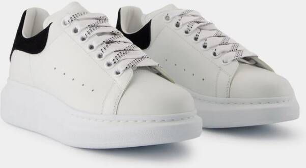 alexander mcqueen Witte Leren Oversize Sneakers White Dames