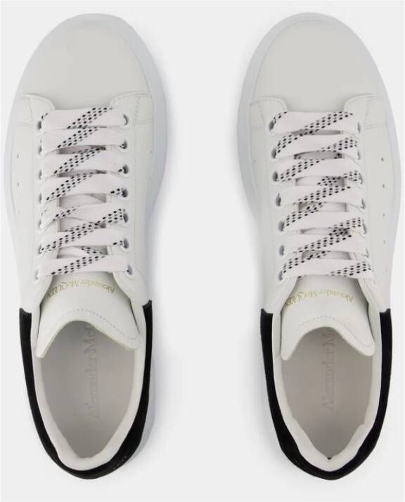 alexander mcqueen Witte Leren Oversize Sneakers White Dames