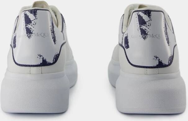 alexander mcqueen Witte Leren Oversized Sneakers White Heren