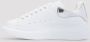 Alexander mcqueen Witte Leren Sneakers Chic Stijl White Dames - Thumbnail 2