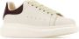 Alexander mcqueen Witte leren sneakers met chocolade hiel White Dames - Thumbnail 2