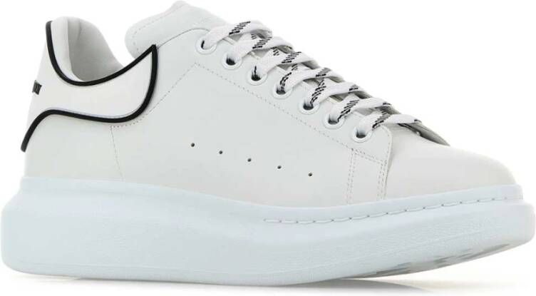 alexander mcqueen Witte leren sneakers met hak White Heren