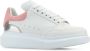 Alexander mcqueen Witte Leren Sneakers Roze Suède Hiel White Dames - Thumbnail 15