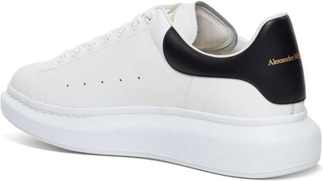 alexander mcqueen Witte Leren Sneakers Stijlvol Ontwerp White Heren