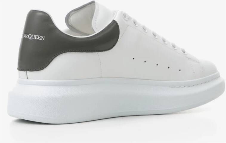 alexander mcqueen Witte Leren Sneakers voor Mannen White Heren