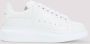 Alexander mcqueen Witte Leren Sneakers voor Vrouwen White Dames - Thumbnail 2