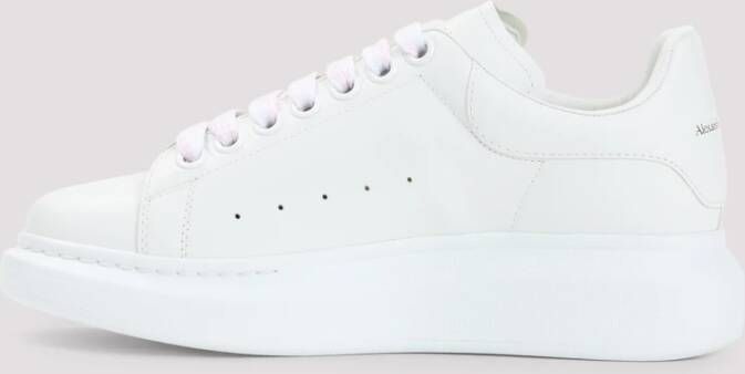 alexander mcqueen Witte Leren Sneakers voor Vrouwen White Dames